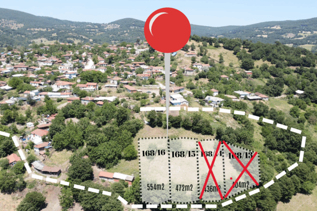 Kazdağları Yenice Yeşilköy’de Köy içi İmarlı 472 m2 Muhteşem Arsa
