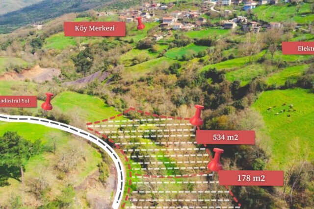 Çanakkale Çanda Yerleşime Uygun Arsa