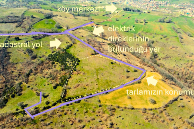 Çanakkale’de 12.7 Dönüm Emsalsiz Arazi