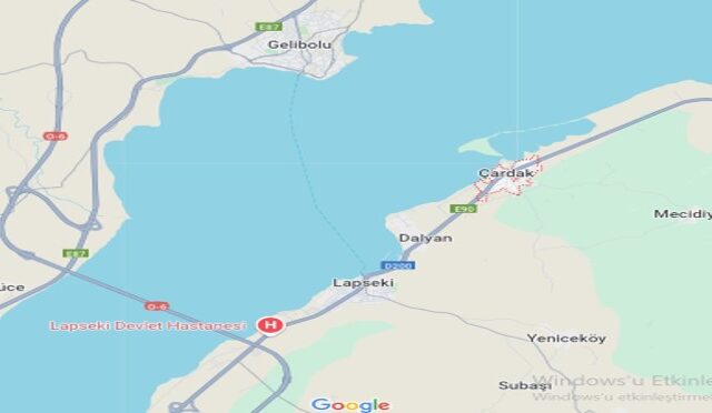 Çanakkale Lapsekide Yatırımlık Arazi